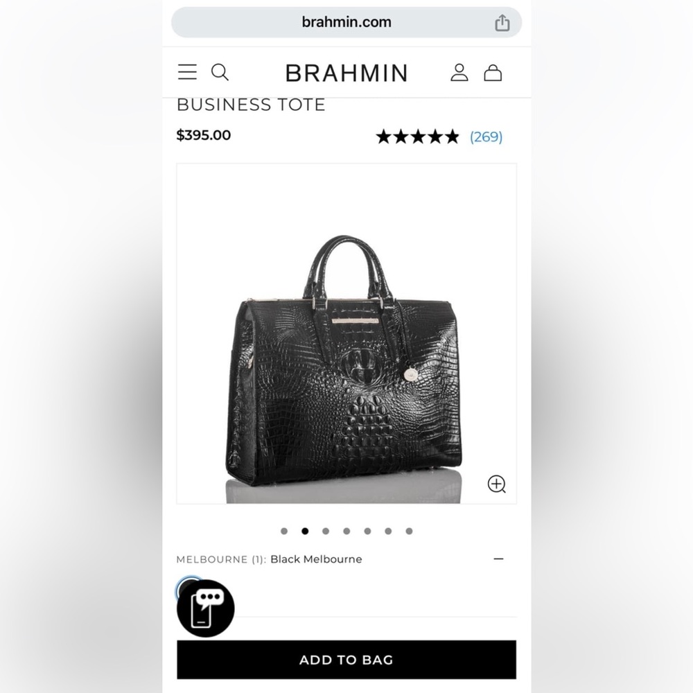 Brahmin Brand new laptop tote